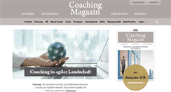 Desktop Screenshot of coaching-magazin.de